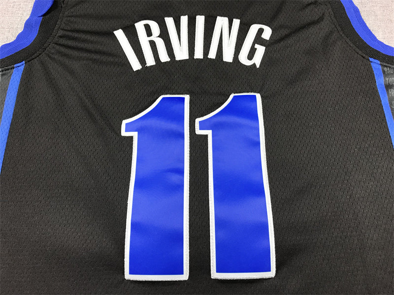 Men's Dallas Mavericks Kyrie Irving #11 Black 2023/24 Swingman Jersey1 - City Edition