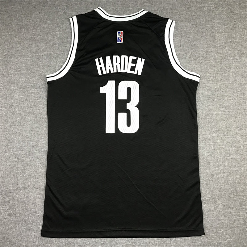 Men's Brooklyn Nets James Harden Black 2021/22 Diamond Swingman Jersey1