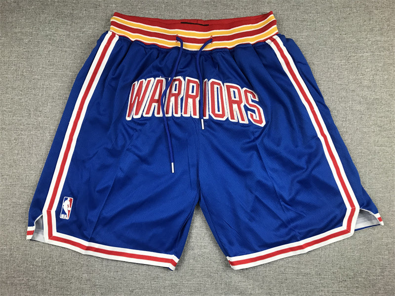 Men's Golden State Warriors Blue Classic Edition Warriors Origins Swingman Shorts