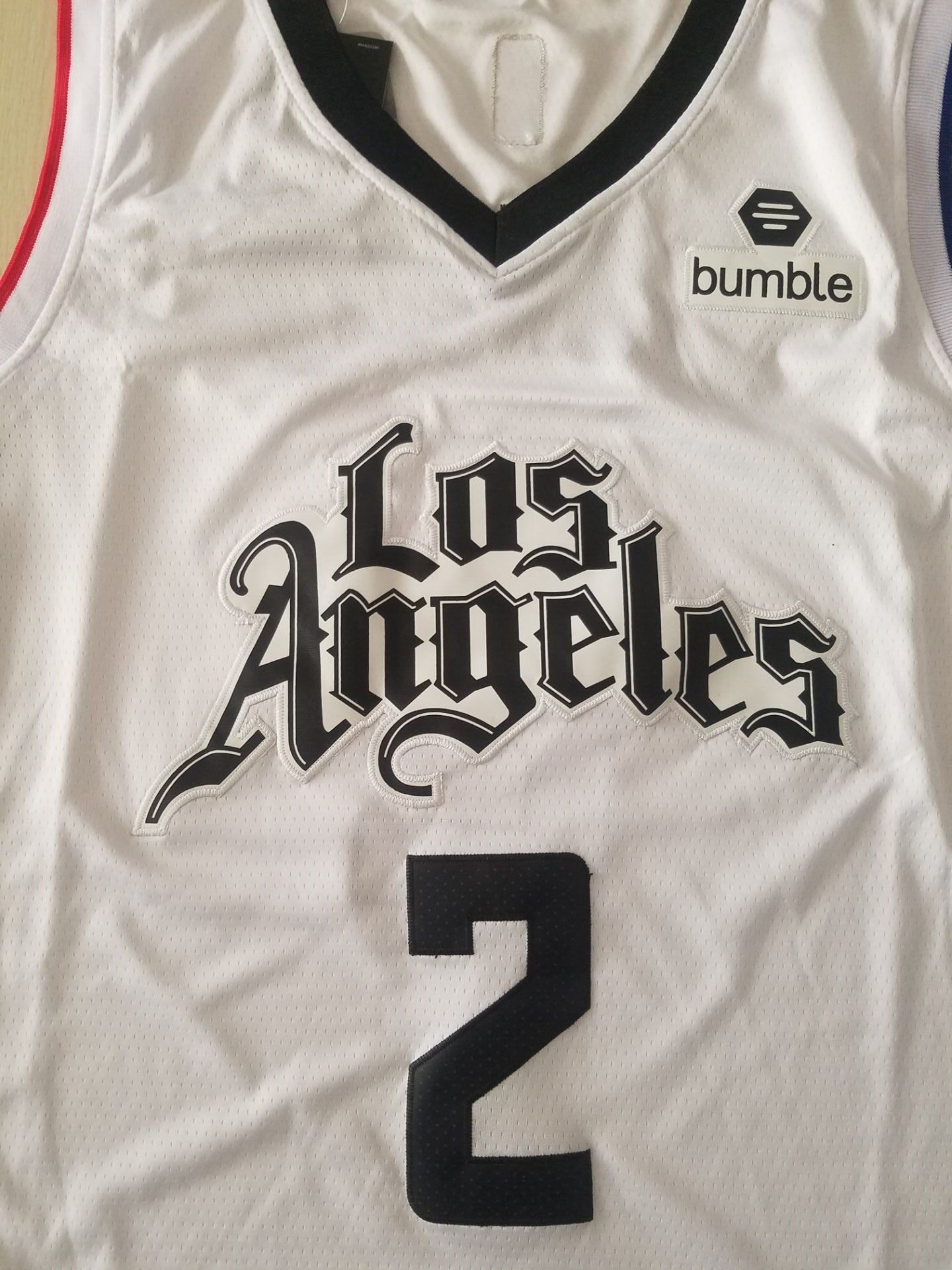 Men's LA Clippers Kawhi Leonard #2 NBA White Swingman Player Jersey1