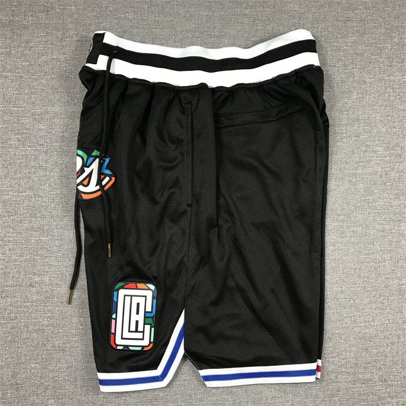 Men's LA Clippers Black 2022/23 City Edition Basketball Shorts1