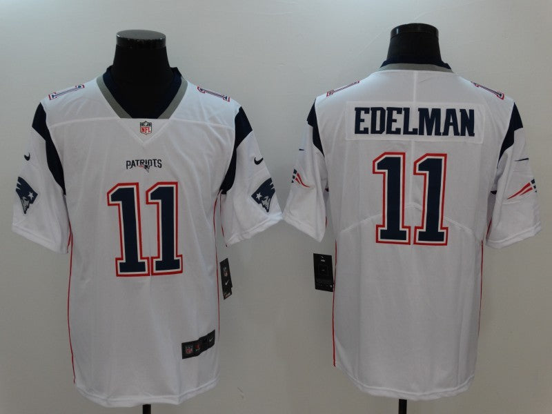 Men's New England Patriots Julian Edelman #11 Jersey1 White