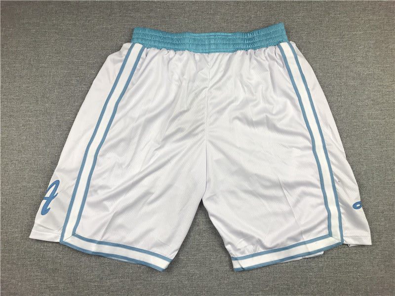 Men's Los Angeles Lakers White City Edition Basketball Shorts1