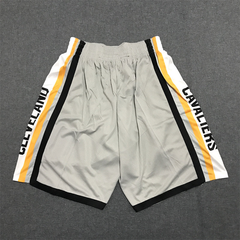 Men's Cleveland Cavaliers Gray Basketball Shorts1