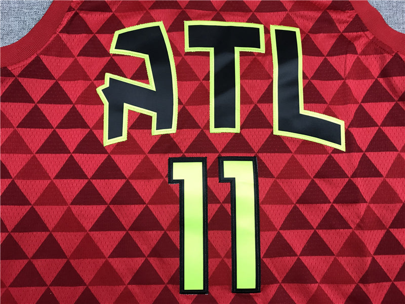 Men's Atlanta Hawks Trae Young #11 NBA Red Swingman Jersey1