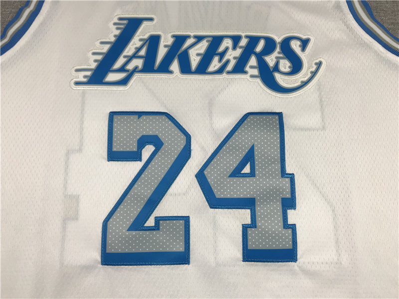 Men's Los Angeles Lakers Kobe Bryant White 2020/21 Swingman Jersey1 City Edition