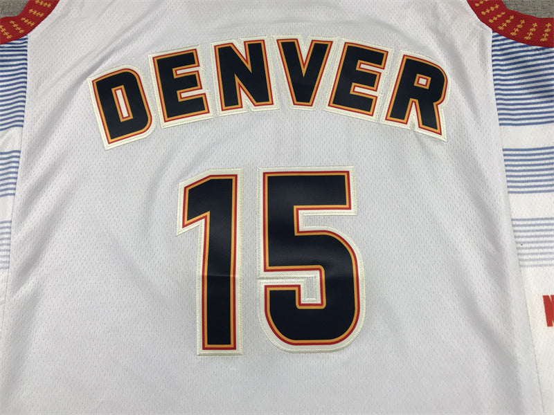 Men's Denver Nuggets Nikola Jokic #15 Silver 2022/23 Swingman Jersey1 - City Edition