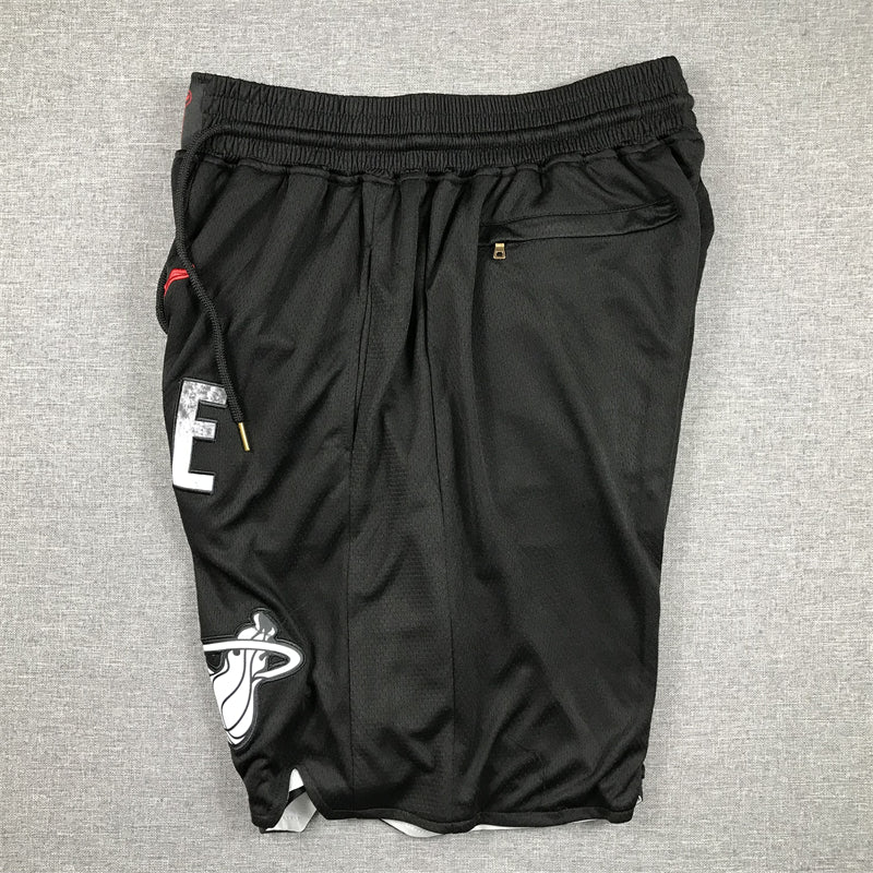 Men's Miami Heat Black 2023/24 Pocket Shorts1 City Edition