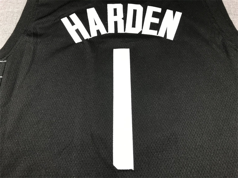 Men's LA Clippers James Harden #1 Black Swingman Player Jersey1