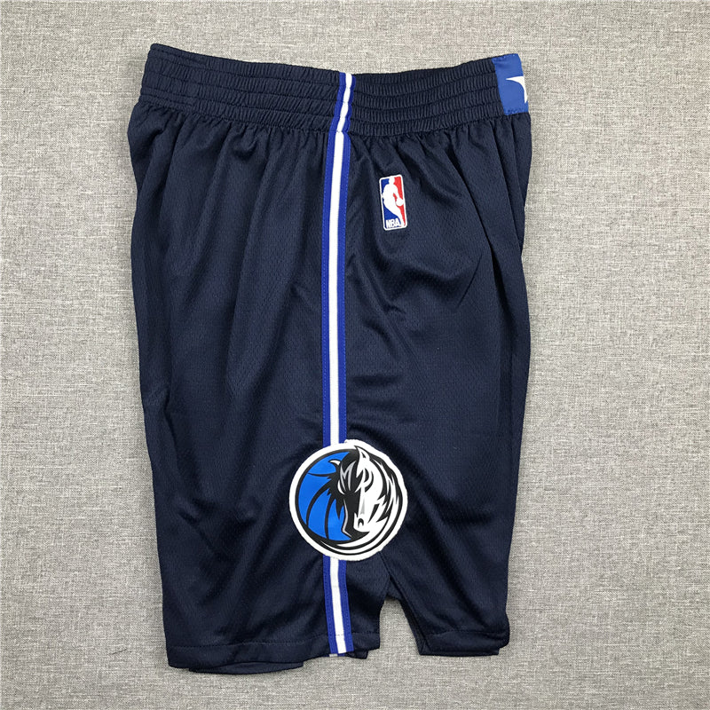 Men's Dallas Mavericks Navy Basketball Shorts1