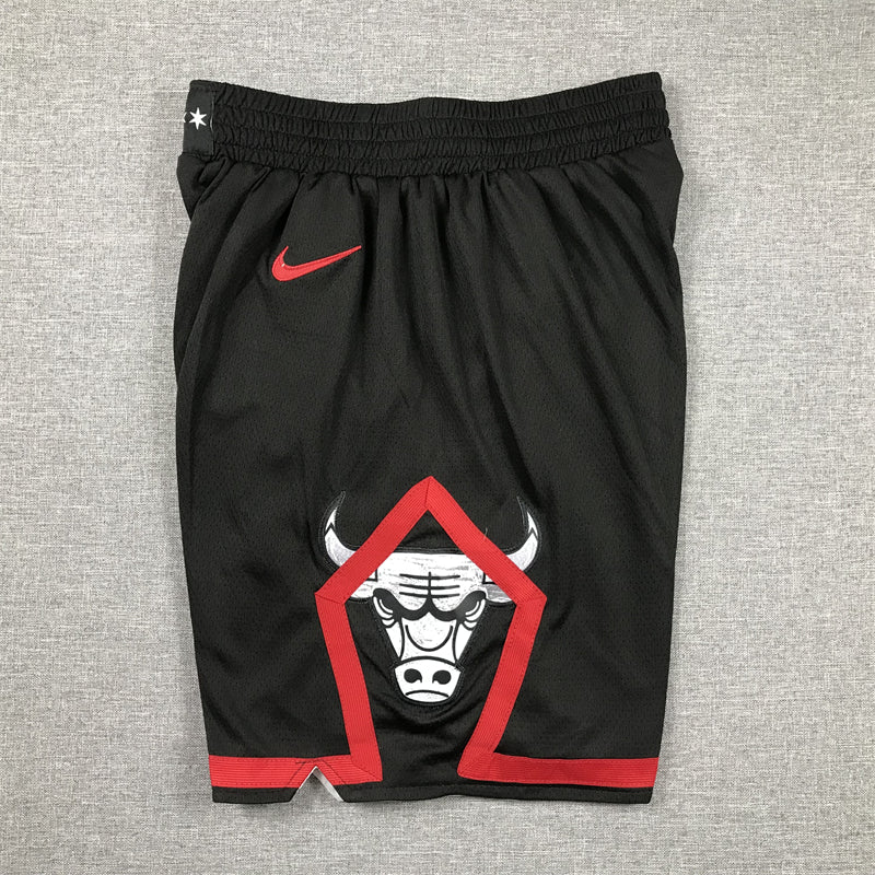 Men's Chicago Bulls Black 2023/24 Swingman City Edition Shorts1