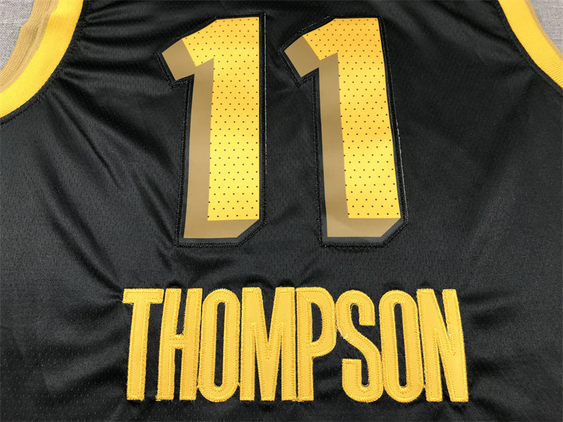 Men's Golden State Warriors Klay Thompson #11 Black 2023/24 Swingman Jersey1 - City Edition