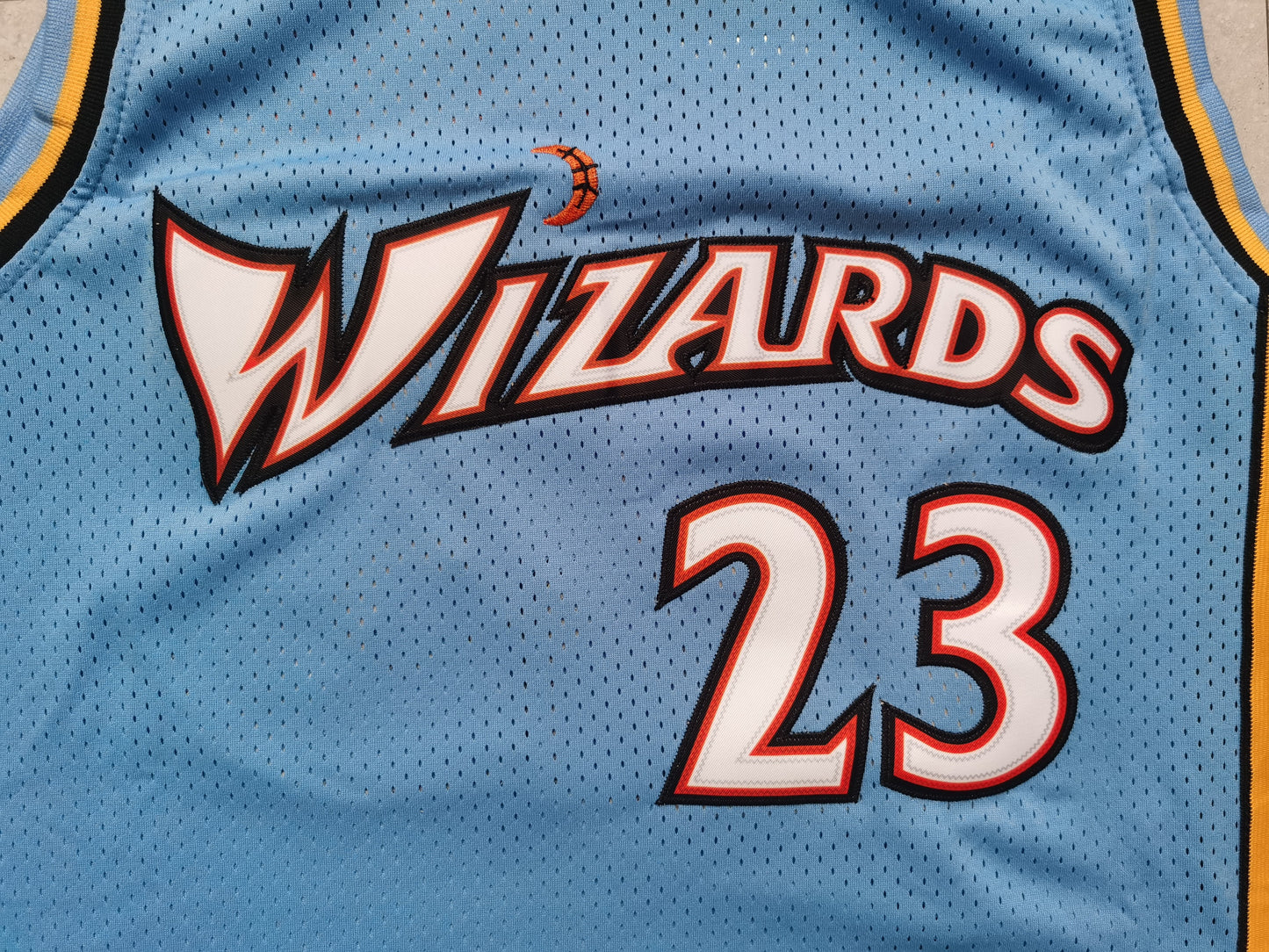 Men's Washington Wizards Michael Jordan Blue Swingman Player Jersey1