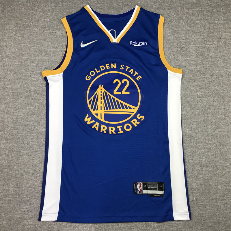 Men's Golden State Warriors Andrew Wiggins 2020/21 Fast Break Replica Jersey1