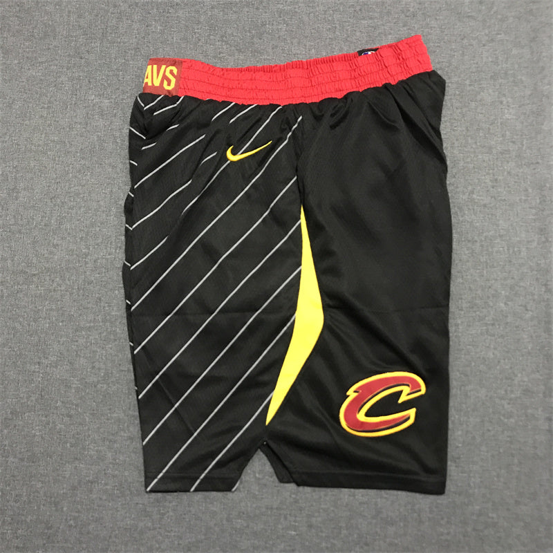 Men's Cleveland Cavaliers Black Basketball Shorts1
