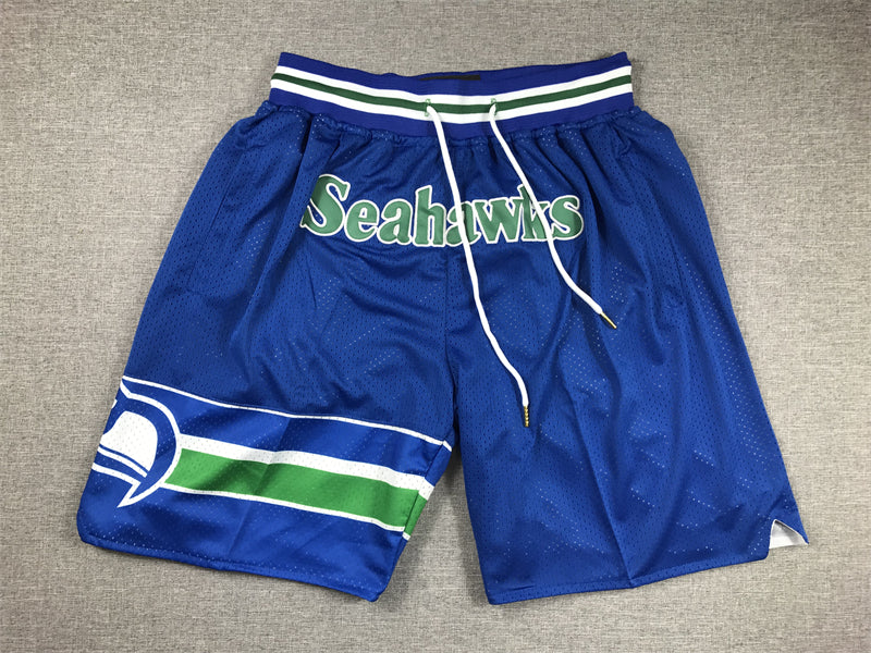 Seattle Seahawks Royal Pocket Shorts