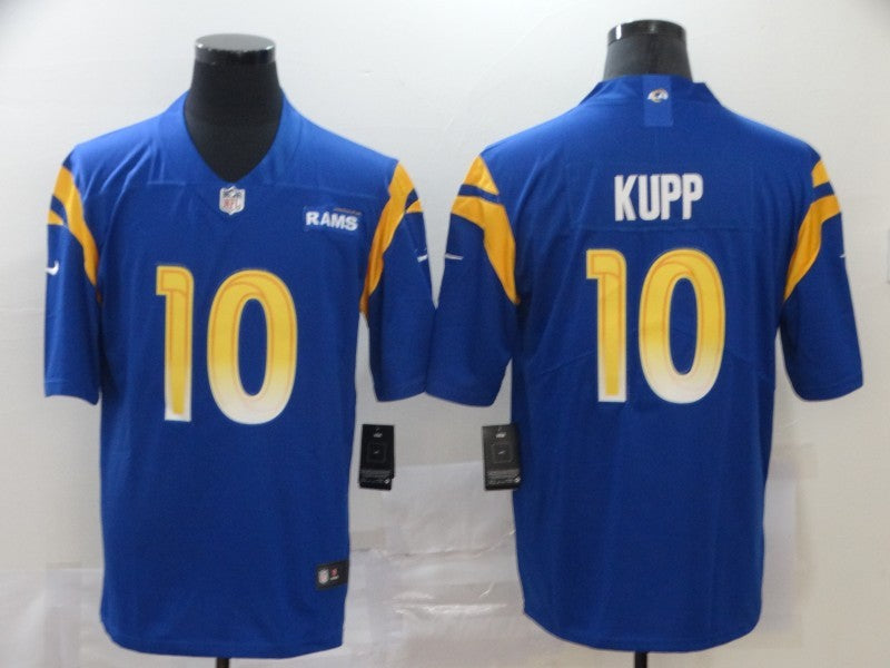 Men's Los Angeles Rams Cooper Kupp #10 Blue Game Player Jersey1