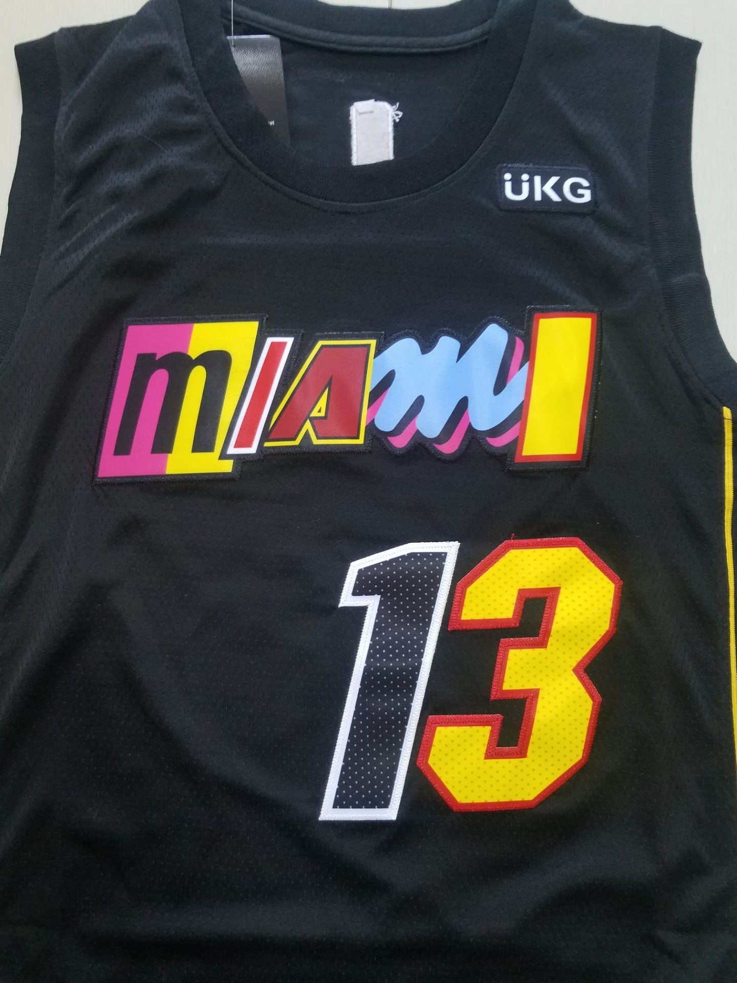 Men's Miami Heat Bam Adebayo #13 Black Swingman Jersey1 City Edition