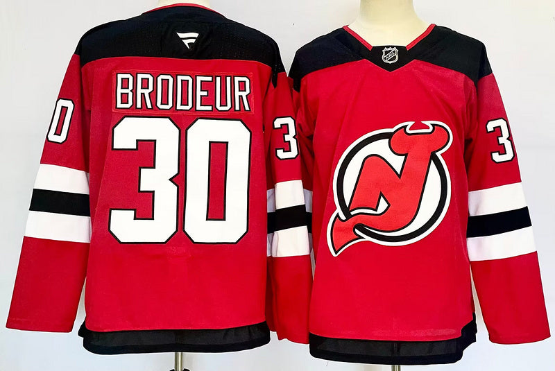 Martin Brodeur #30 New Jersey Devils Red Player Jersey - JerseysFreak