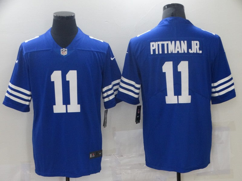 Men's Indianapolis Colts Michael Pittman Jr. #11 Blue Game Player Jersey1