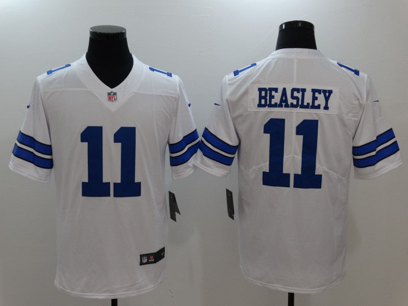 Men's Dallas Cowboys Cole Beasley #11 White Game Jersey1