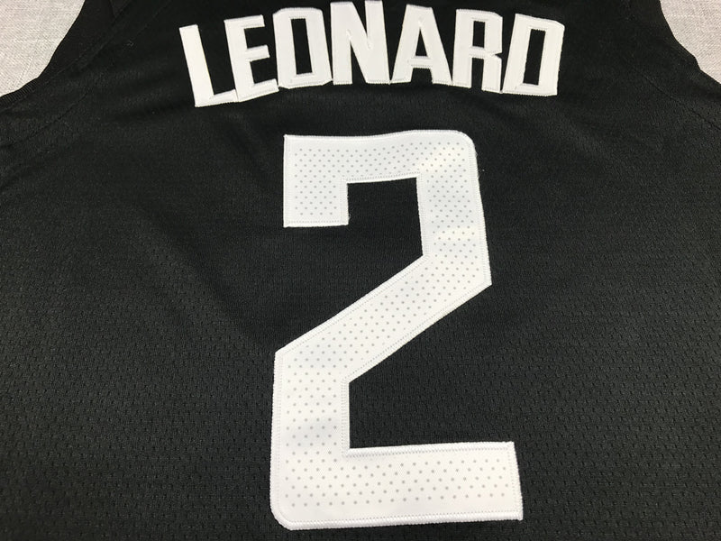 Men's LA Clippers Kawhi Leonard #2 Black 2022/23 Statement Edition Swingman Jersey1