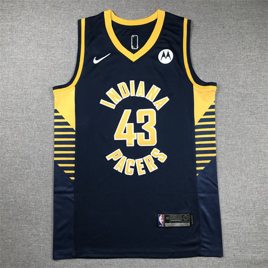 Men's Indiana Pacers Pascal Siakam #43 Navy Swingman Jersey1 - Icon Edition