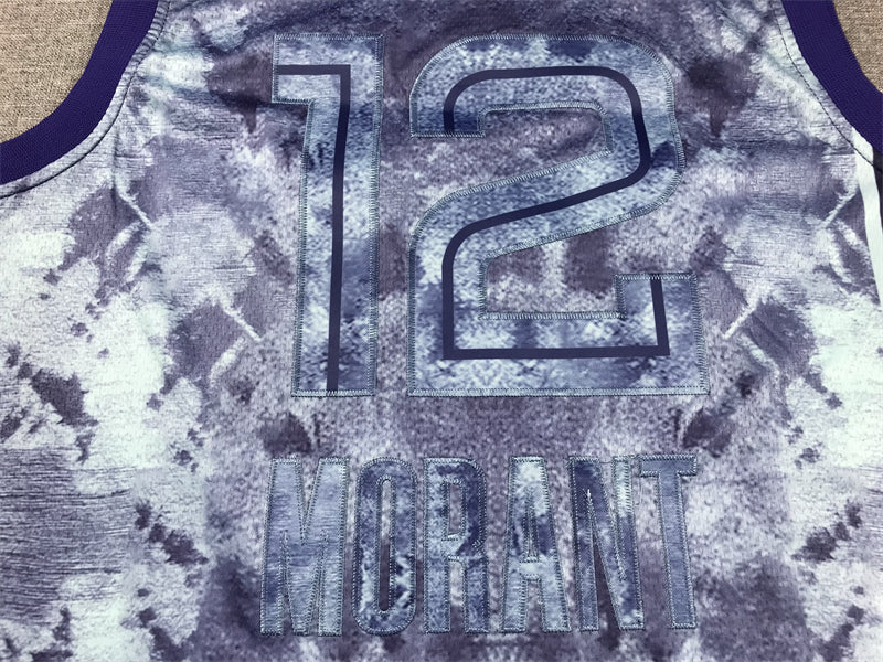 Men's Memphis Grizzlies Ja Morant #12 Light Blue Select Series Swingman Jersey1