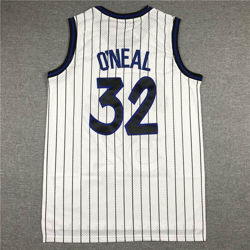 Men's Orlando Magic Shaquille O'Neal White Classics 1994-95 Swingman Jersey1