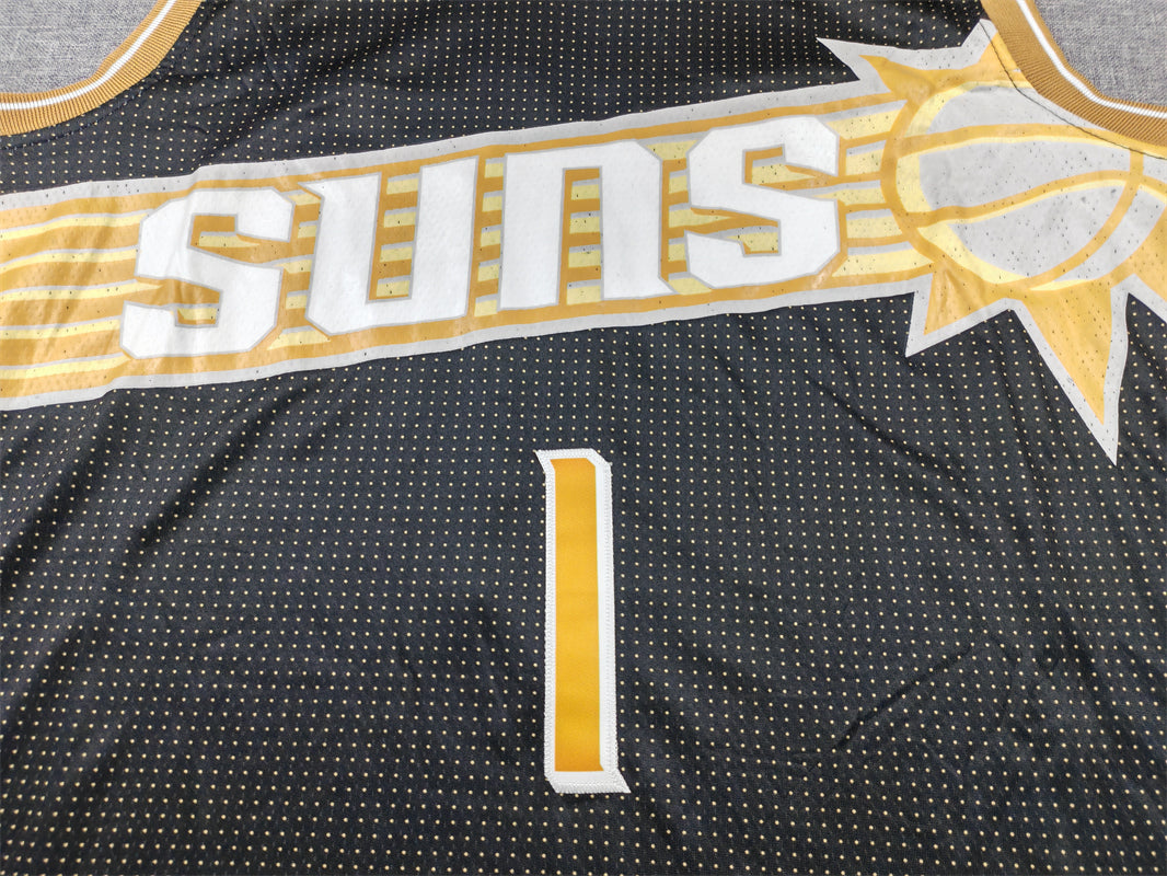 Men's Phoenix Suns Devin Booker #1 Black Select Series Swingman Jersey1