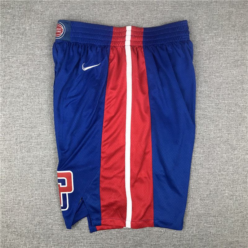Men's Detroit Pistons Blue Pocket Shorts1