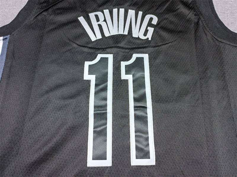 Men's Brooklyn Nets Kyrie Irving #11 Black 2022/23 Statement Edition Swingman Jersey1