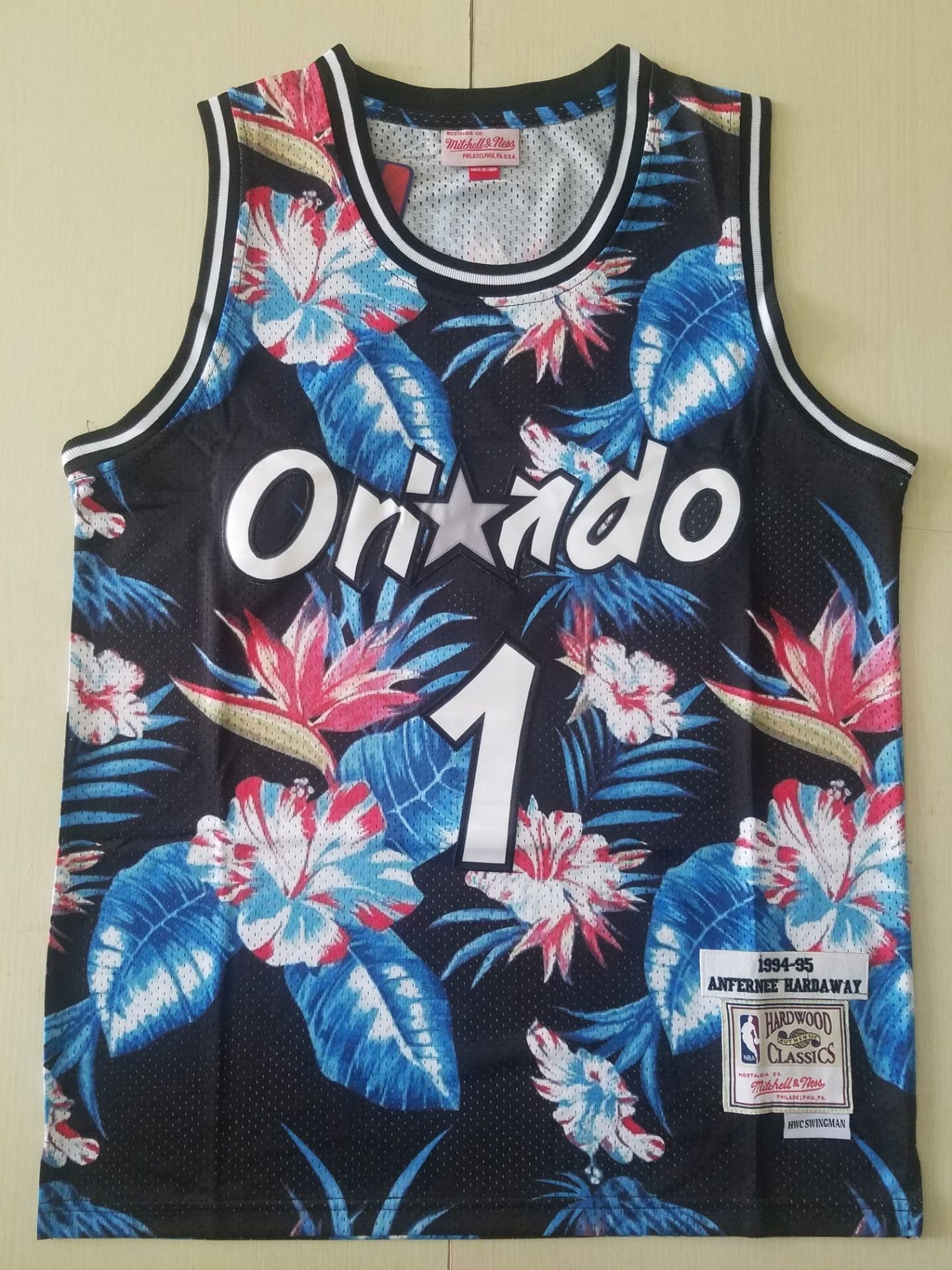 Men's Orlando Magic Penny Hardaway 1994-95 Hardwood Classics Swingman Jersey1