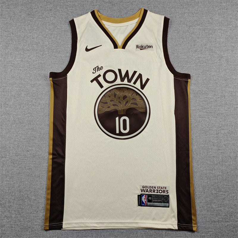 Men's Golden State Warriors Jimmy Butler III #10 Tan 2025/26 Game Jersey - City Edition
