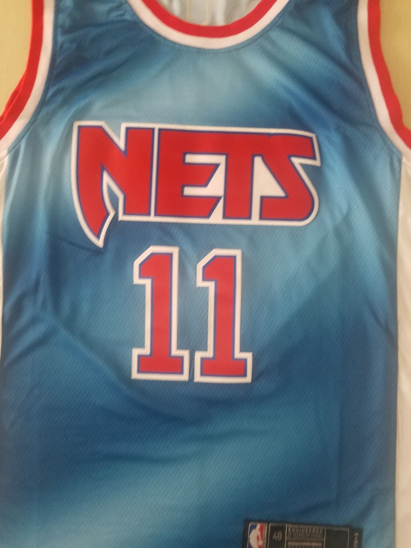 Men's Brooklyn Nets Kyrie Irving #11 Blue Swingman Player Jersey1
