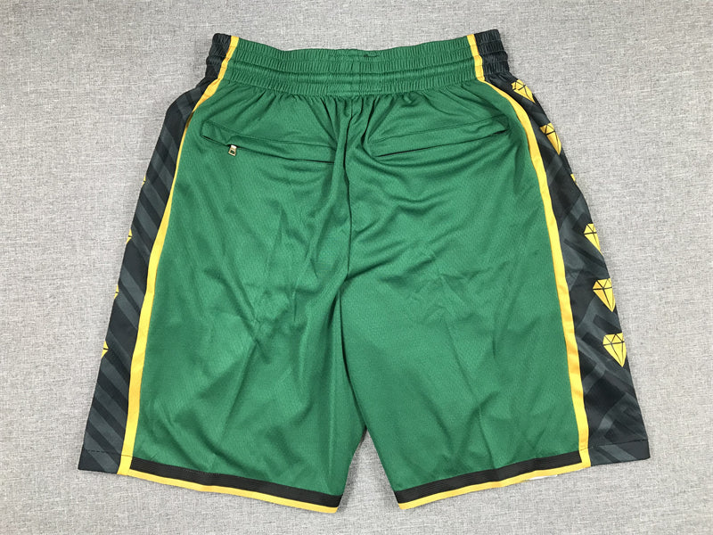 Men's Boston Celtics Green 2022/23 Basketball Shorts1 - City Edition
