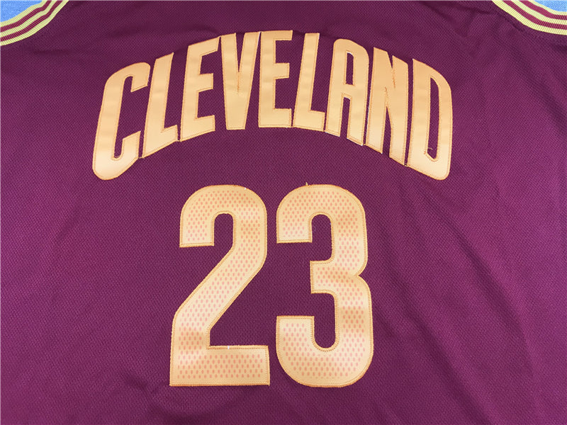 Men's Cleveland Cavaliers LeBron James #23 Red Swingman Fashion Jersey1