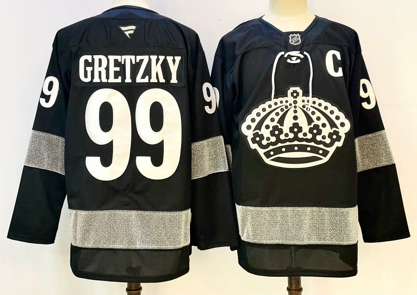 Men's Los Angeles Kings Wayne Gretzky #99 Black Breakaway Player Jersey