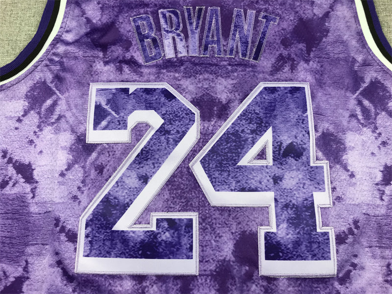 Men's Los Angeles Lakers Kobe Bryant #24 Purple Select Series Swingman Jersey1