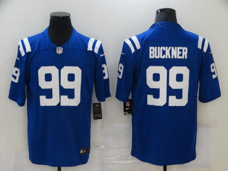 Men's Indianapolis Colts DeForest Buckner #99 Blue Game Jersey1