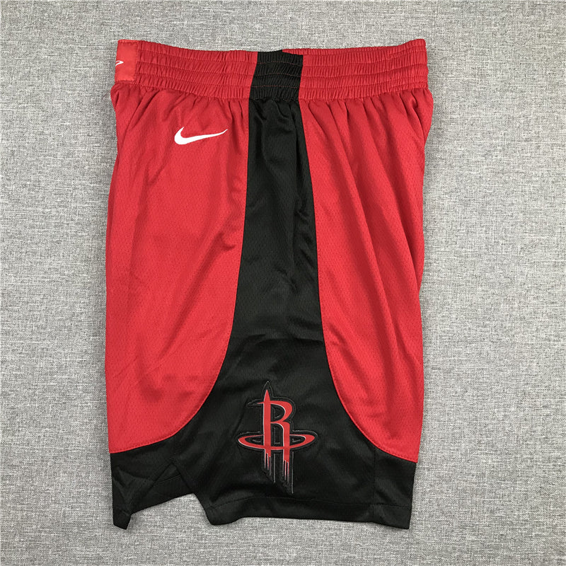 Men's Houston Rockets Red 2021/22 Icon Edition Basketball Shorts1