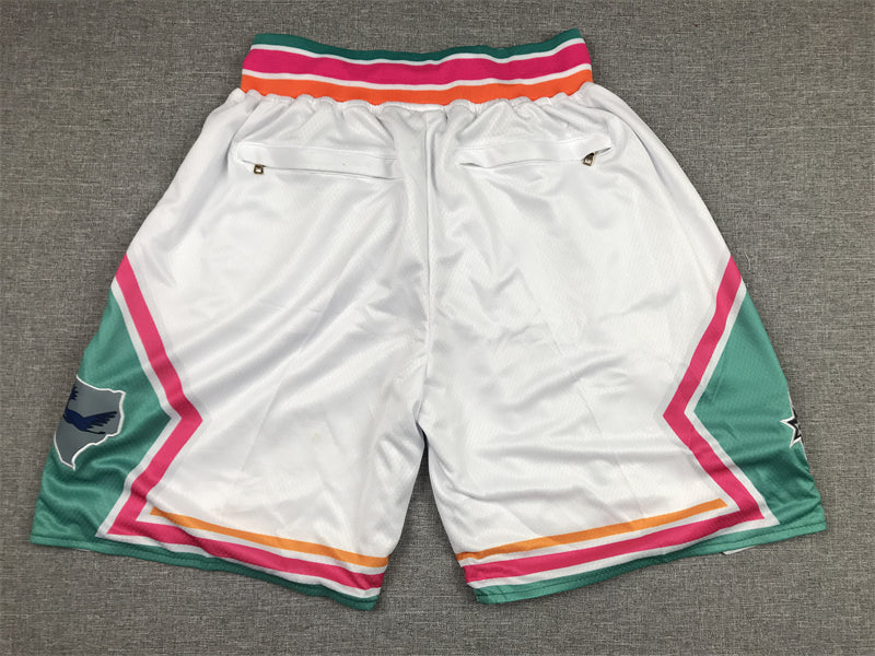 Men's San Antonio Spurs White City Edition Basketball Shorts1