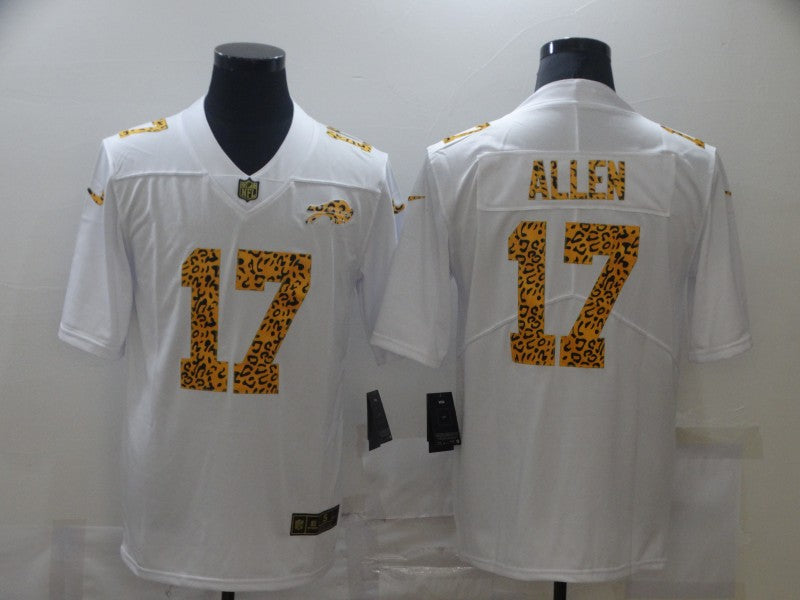 Men's Buffalo Bills Josh Allen #17 White Game Jersey1