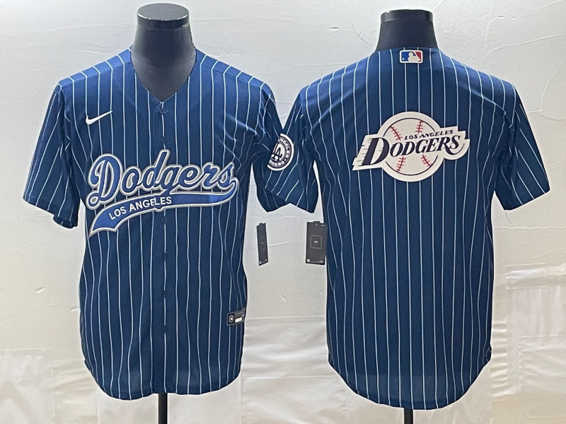 Men's Los Angeles Dodgers Blue Player Jersey1 Joint Edition