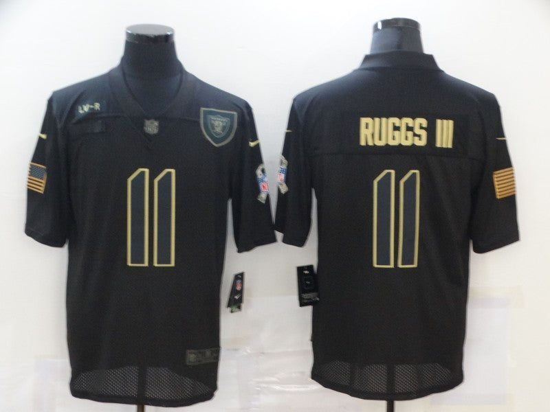 Men's Las Vegas Raiders Henry Ruggs III #11 Black Player Game Jersey1