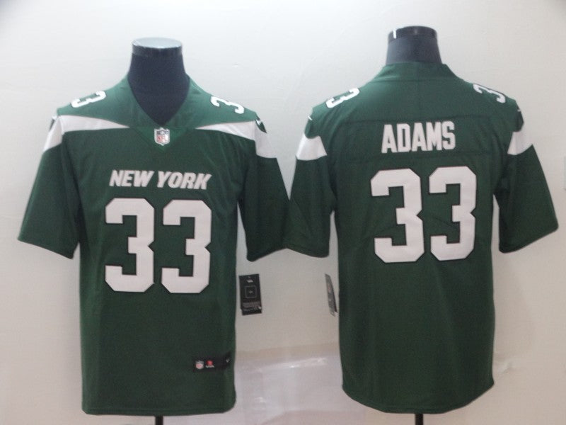Men's New York Jets Jamal Adams #33 Green Game Jersey1