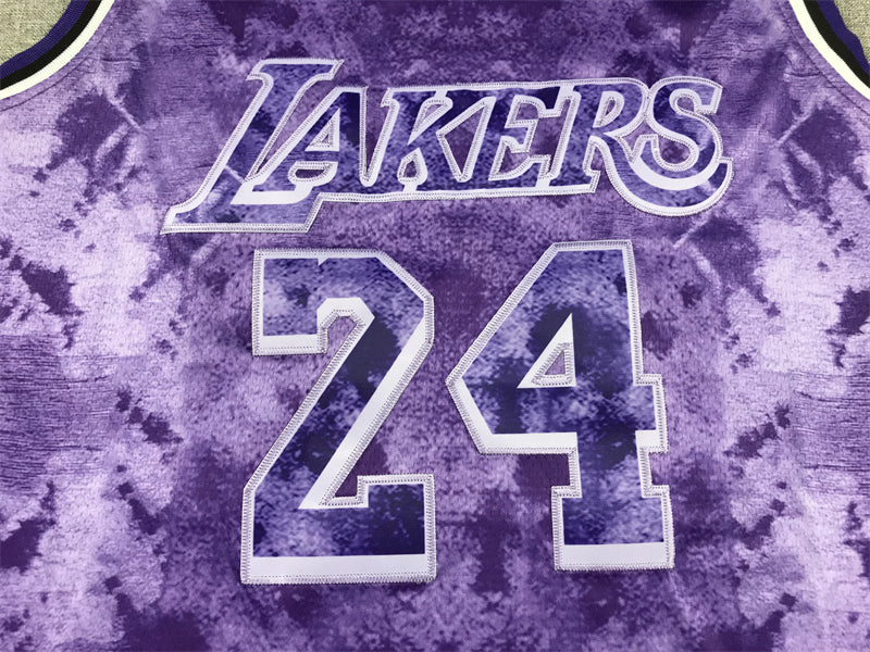 Men's Los Angeles Lakers Kobe Bryant #24 Purple Select Series Swingman Jersey1