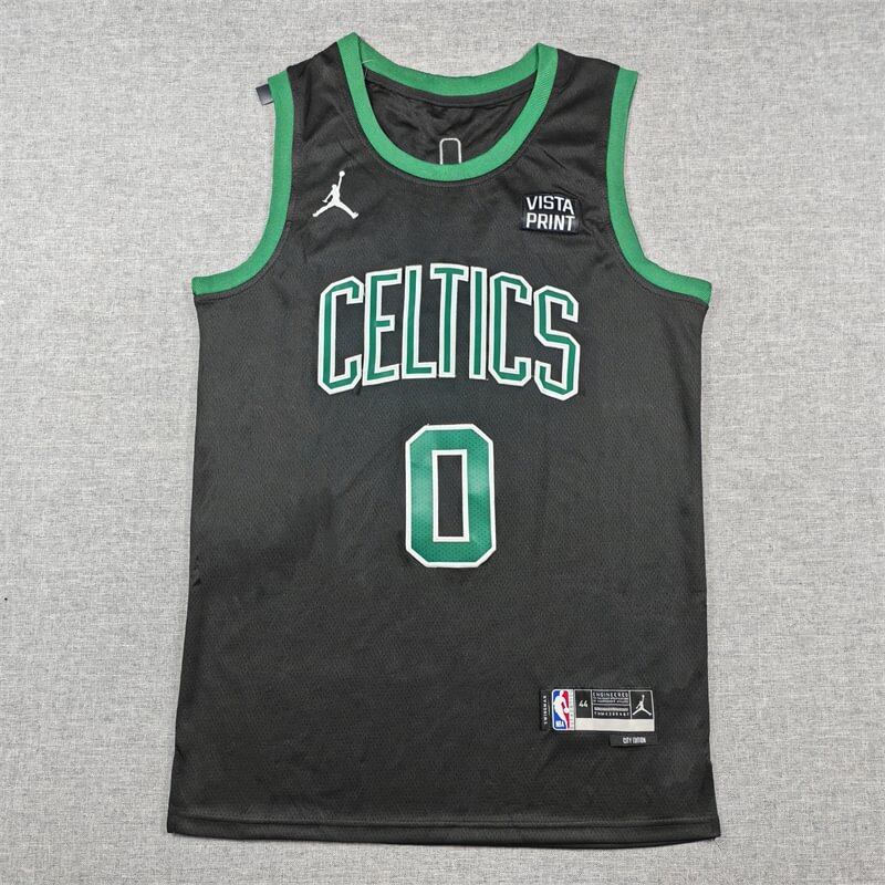 Jayson Tatum #0 Boston Celtics Black Statement Edition Swingman Jersey