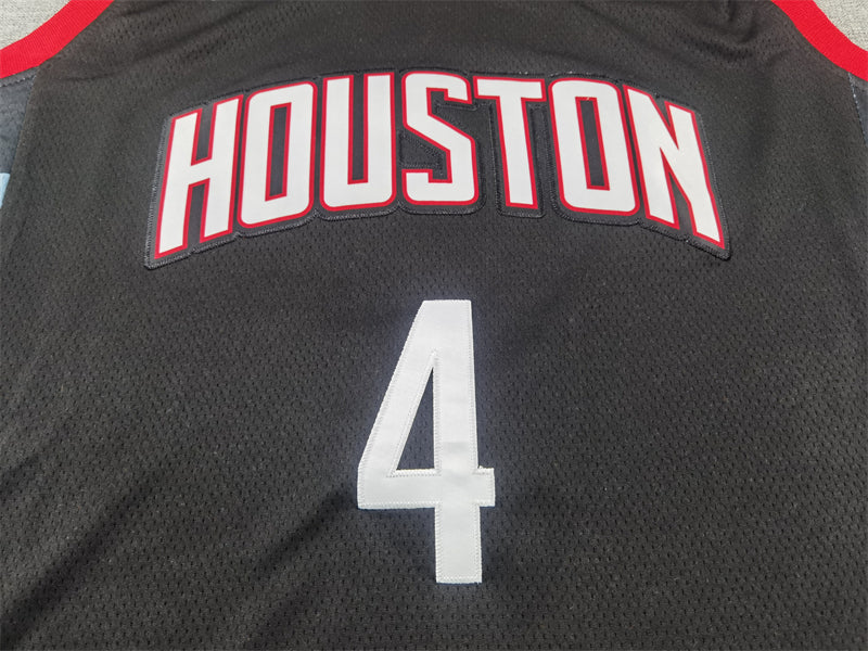 Men's Houston Rockets Jalen Green #4 Black Swingman Jersey1 - Statement Edition