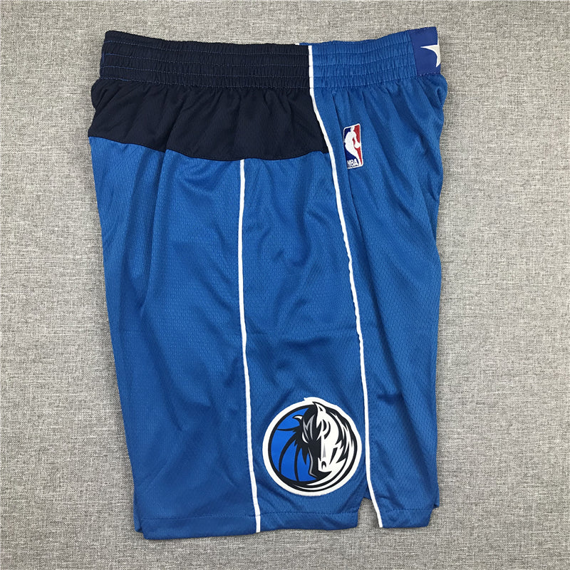 Men's Dallas Mavericks Blue Basketball Shorts1
